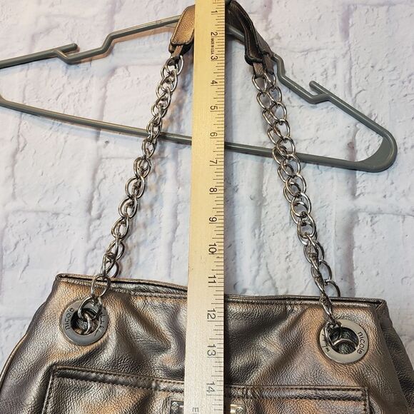 NICOLE MILLER Metallic Shoulder Bag - Picture 11 of 14
